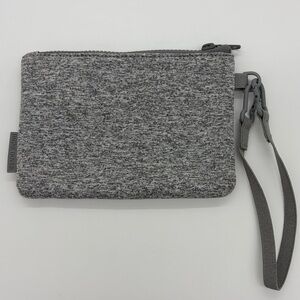 Dagne Dover Heather Gray Zippered Toiletry Bag/Pouch